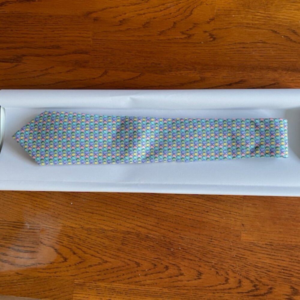 Vineyard Vines child's silk tie, Easter design, 49" long